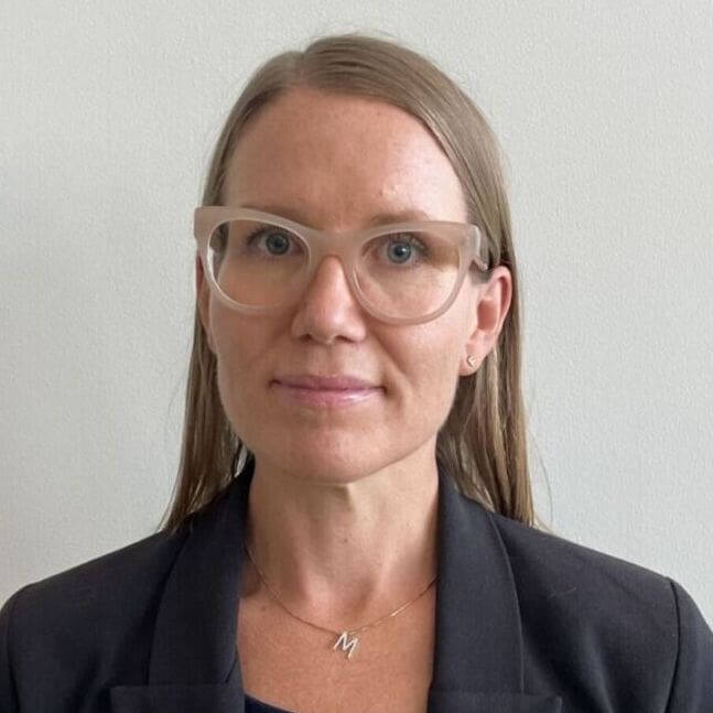 Portrait of Sara Persson, Swedish Energy Agency